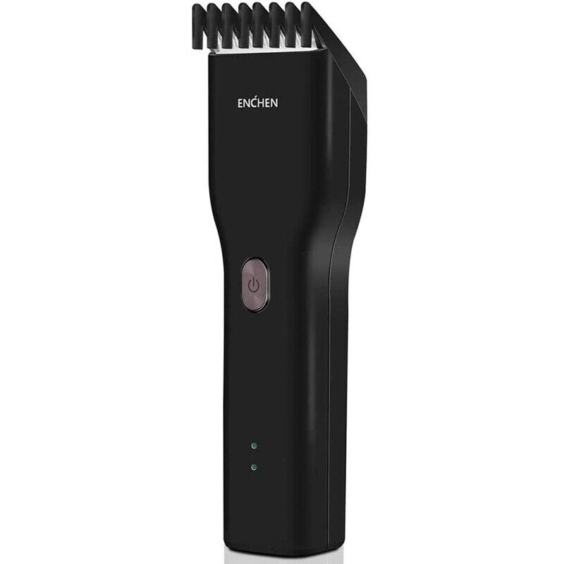 

Enchen Boost Wireless Multi-Function Electric Hair Clipper & Shaver 2 Speed Control Nano Ceramic Cutting Head 5800rpm 1500mAh Type-C Charger - Black