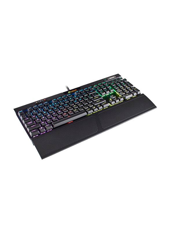 Corsair K70 RGB MK.2 English Gaming Keyboard with RGB LED and Cherry Mx Red Switch, Black