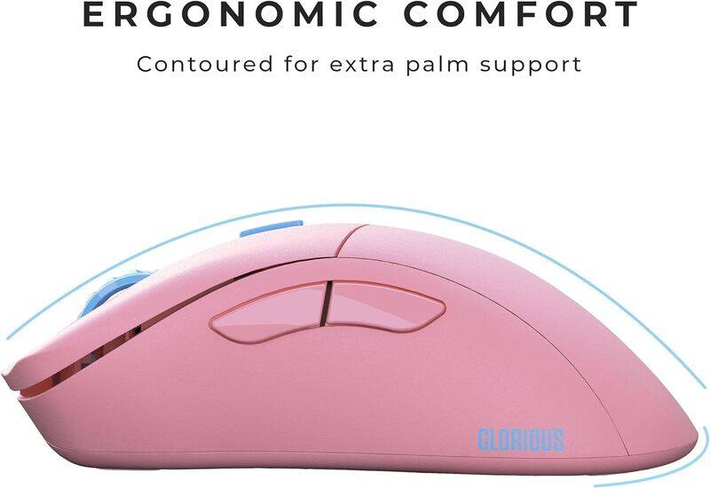 Glorious Model D Wireless PRO - Flamingo - Pink - Forge