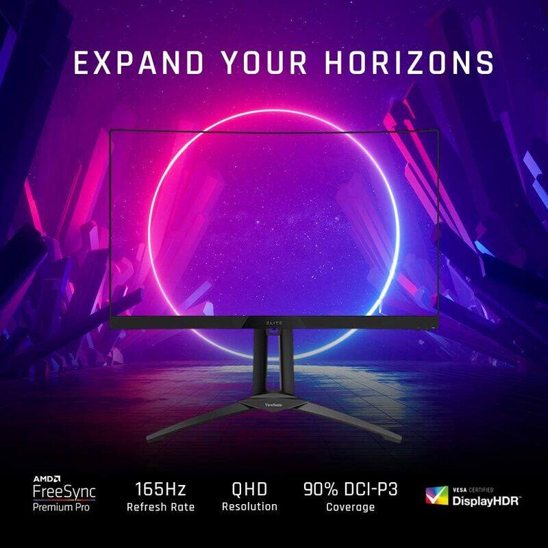 ViewSonic XG270QC 27” 165Hz QHD Curved Gaming Monitor