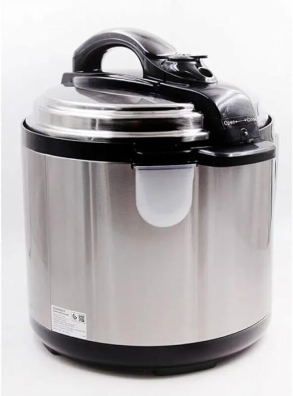 DLC-3017 Electric Pressure Cooker with a capacity of 4 liters - 800 watts - black and silver