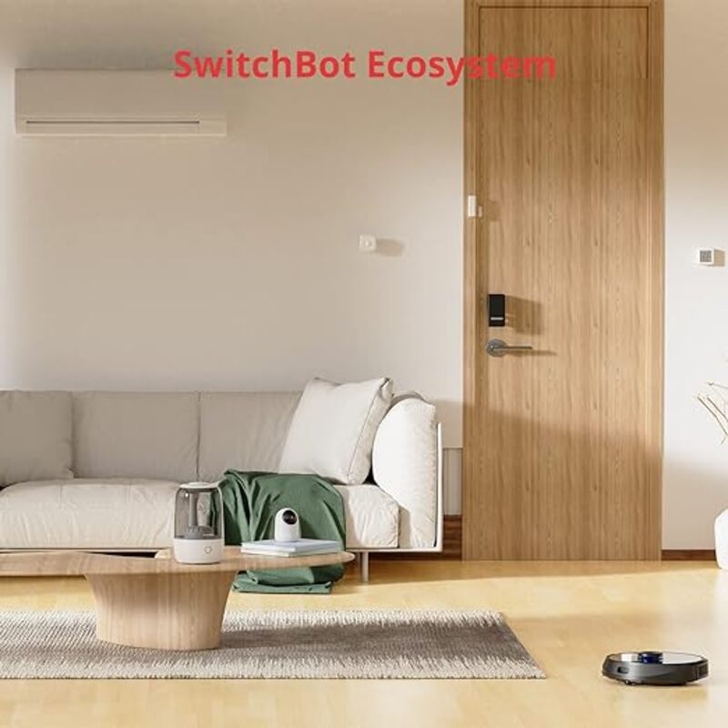 SwitchBot Smart LockBluetooth Electronic Deadbolt Keyless Entry Door LockSmart Lock for Front DoorCompatible with WiFi BridgeSold SeparatelyKeyless Lock Fits Your Existing Deadbolt