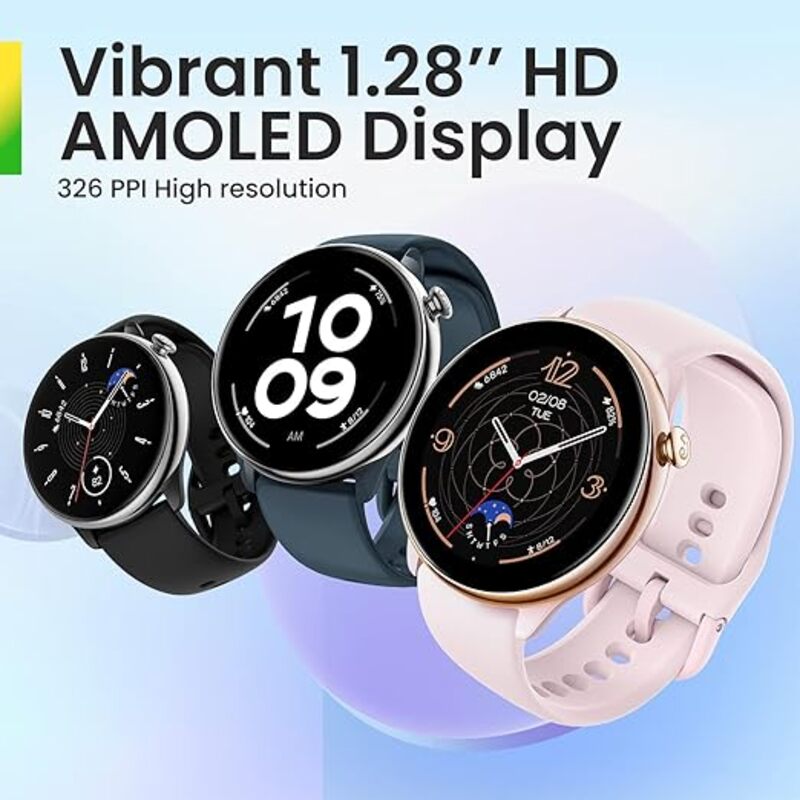 Amazfit GTR Mini ساعة ذكية 128 بوصة شاشة AMOLED ساعة رياضية GPS 5 نظام تحديد المواقع عبر الأقمار الصناعية 120 وضعًا رياضيًا التعرف الذكي على اللياقة البدنية ساعة 5ATM مقاومة للماء