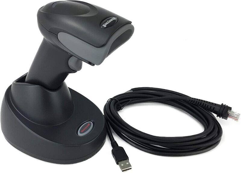 Honeywell Voyager 1472G Wireless Handheld Bluetooth Area-Imaging Barcode Scanner Kit (2D, 1D, PDF, Postal),Including Charging and Communication Cradle Base and USB Cable,Black - YKGAV