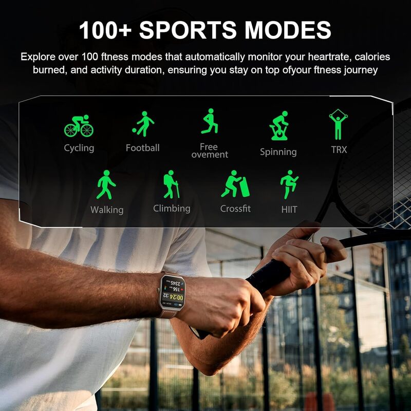 Black Shark Smart GT3 Smartwatch With 1.96 AMOLED Display, 100+ Sports Modes, Up to 10-Day Battery Life, Bluetooth Calling with ENC & IP68 Water Resistant Smartwatch for Fitness & Everyday Use - Black