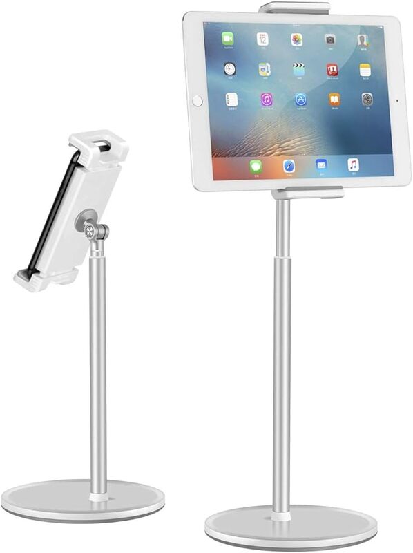 UPERGO AP4H AngleHeight Adjustable Aluminum Alloy Desktop Tablet  Phone Holder Bracket Stand  Silver