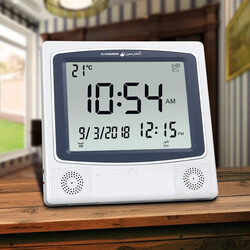 Al- Harameen (HA-4009) Muslim Digital Azan Clock For Prayer, High Quality Digital Sound