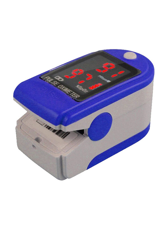 

Generic Pulse Oximeter with Cord, Blue/Grey