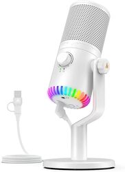 MAONO DM30 Programmable USB Condenser Microphone White