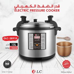 DLC-38910 Electric Pressure Cooker 15 L 1900 W Silver/Black