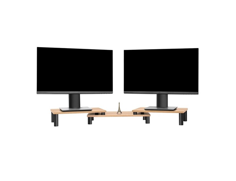 UPERGO ID 42 Solid Wood Monitor Riser Laptop Stand Desk