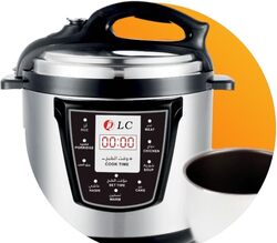 DLC-3017 Electric Pressure Cooker with a capacity of 4 liters - 800 watts - black and silver