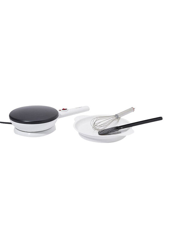 

Mebashi 4-Piece Crepe Maker Set, 800W, ME-CRP333, Grey/White