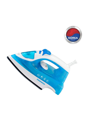 Daewoo Steam Iron with Non-Stick Soleplate, 1800W, DSI2019LB, Light Blue