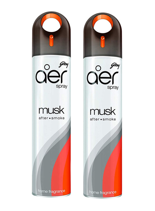 

Godrej Aer Musk After Smoke Air Freshener Spray, 2 x 300ml