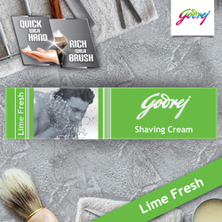 Godrej Lime Fresh Shaving Cream with 30% Extra, 60gm
