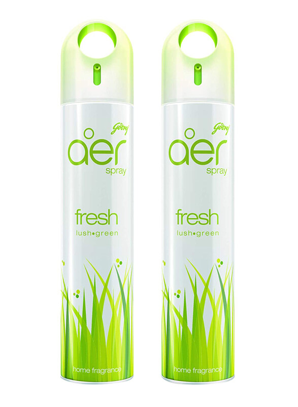 

Godrej Aer Fresh Lush Green Air Freshener Spray, 2 x 300ml