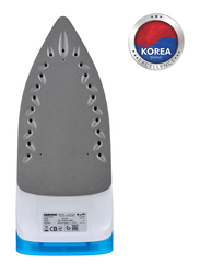 Daewoo Steam Iron with Non-Stick Soleplate, 1800W, DSI2019LB, Light Blue