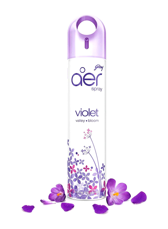 Godrej Aer Violet Valley Bloom Air Freshener Spray, 2 x 300ml