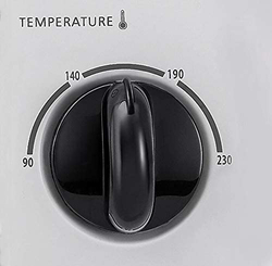 Black+Decker 9L Double Glass Multifunction Toaster Oven, 800W, TRO9DG-B5, White