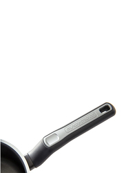 Black + Decker 24cm Non-Stick Fry Pan & Frying Pan with 5 Layer PTFE Spray Coating, 40.7 x 25.4 x 9cm, Black