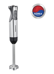 Daewoo 4-in-1 Stainless Steel Hand Blender with Chopper and Whisk Korean Technology, 600W, DHB2340, Black