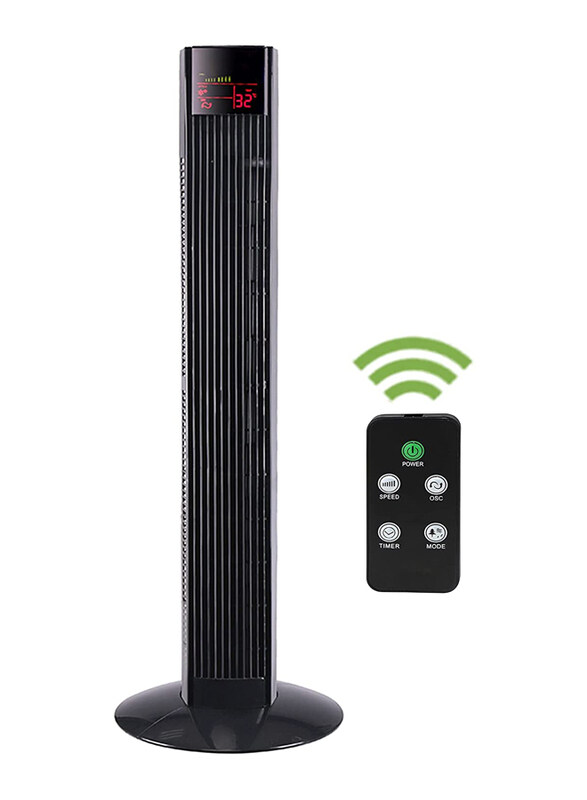 

Daewoo 36 inch Digital Tower Fan with Remote, DTF36DR, Black