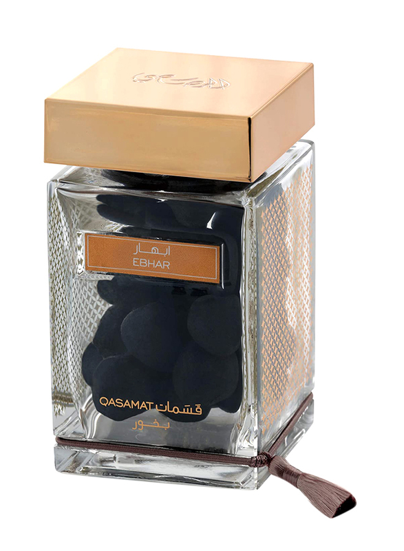 Rasasi Qasamat Ebhar Bakhoor, 130gm, Black