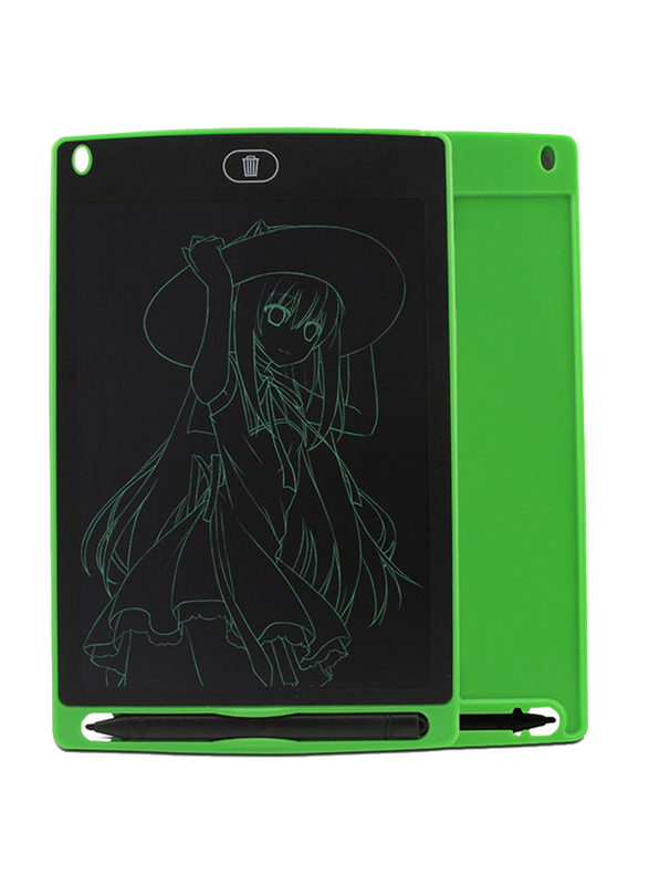 8.5-inch Portable LCD Writing and Drawing Tablet Fantastic Look Durable Sturdy for Kid, Green