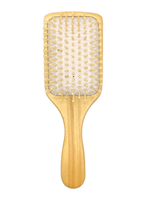 

Generic Wooden Paddle Hair Brush, W14645W_JX, 23.5 x 3.2 x 7.8cm, White