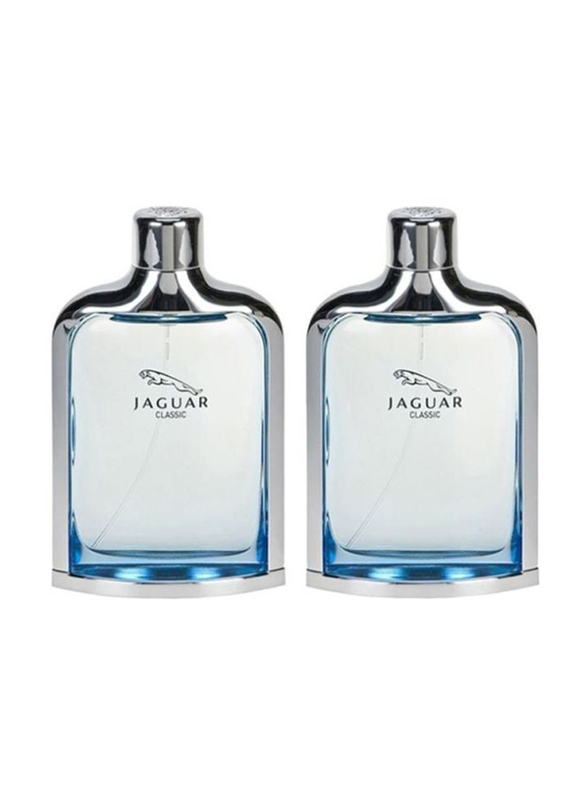 Jaguar 2-Piece Classic Perfume Set for Men, 2 x 200ml EDT