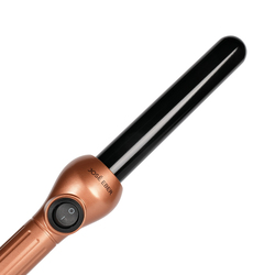 Jose Eber   ProStyle 25mm Clipless Curling Iron - Negative Ions Hair Curler- Ceramic Wand for Stunning Beach Waves & Long-Lasting Curls Gold