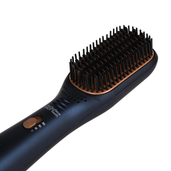 American Tek Hot Air Brush Ionic Volumizing Ceramic One-Step Blow Dryer Brush for Frizz Control and Precision Styling and Straightneing (Blue 1100 Watts)