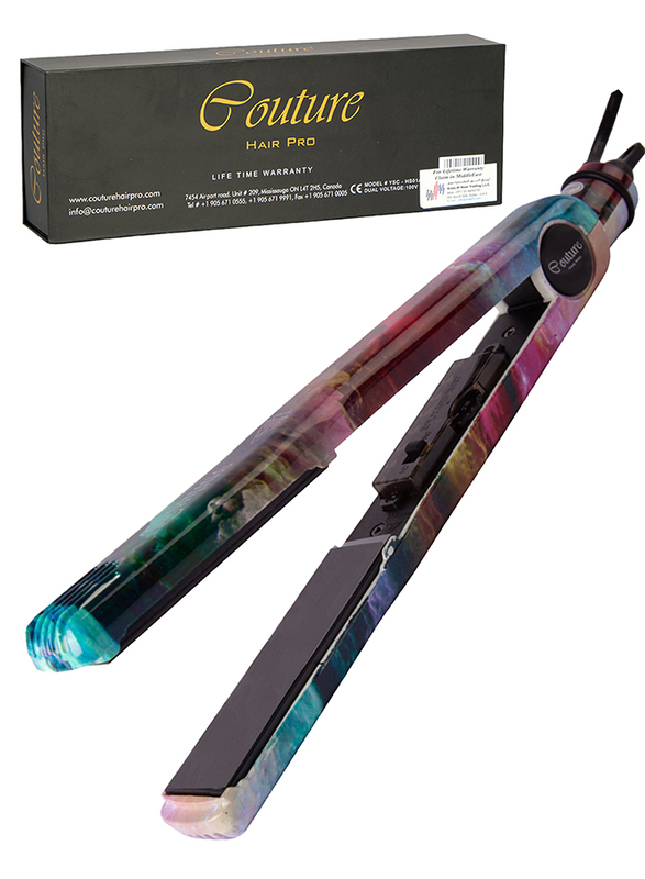 Couture Hair Pro Ceramic Hair Straightener - Premium Quality Hair tools- Fast Heat Up and Long Lasting - Universe