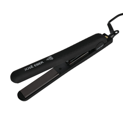 Jose Eber  Pure Ceramic Flat Iron - Frizz-Free Styling Hair Straightener for Salon-Quality Results- Dual Voltage Travel Iron Black
