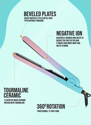 Couture Hair Pro Ceramic Hair Straightener - Premium Quality Hair tools- Fast Heat Up and Long Lasting- Ombre