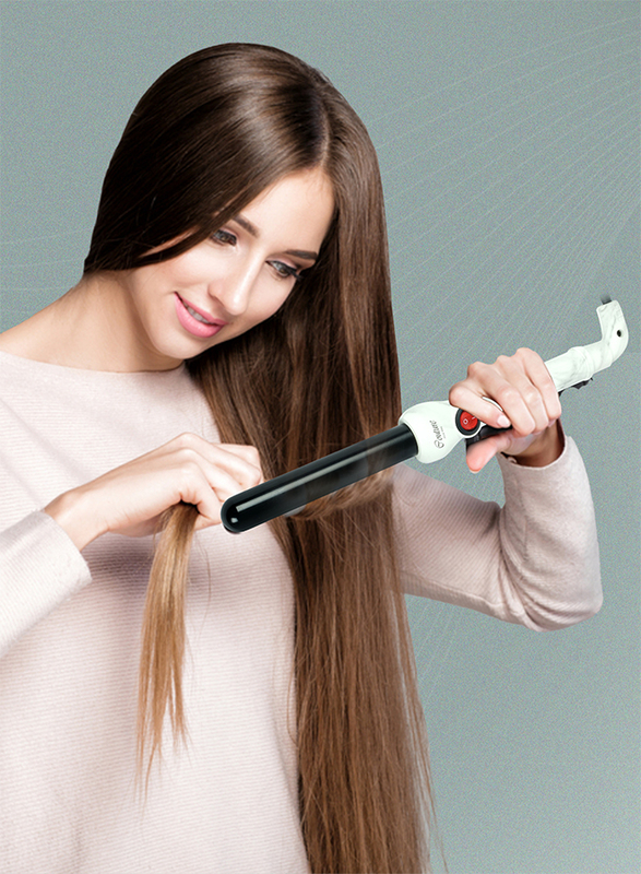 Couture Hair Pro Ceramic Hair Curler 25 MM- Marble -Fast Heatup - Premium Salon Quality - Long Lasting & Well defined Curls