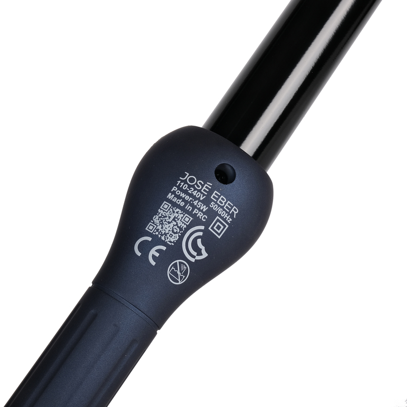 Jose Eber   ProStyle 25mm Clipless Curling Iron - Negative Ions Hair Curler- Ceramic Wand for Stunning Beach Waves & Long-Lasting Curls (Blue)