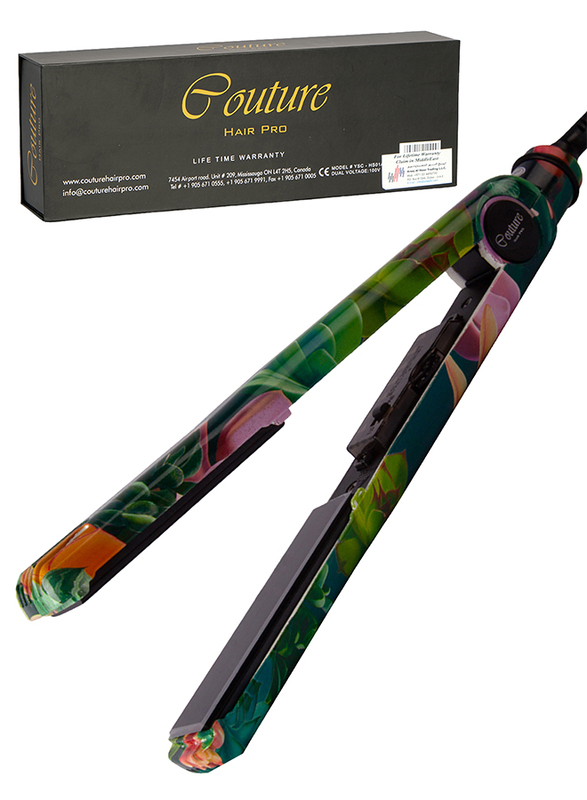 Couture Hair Pro  Ceramic Hair Straightener - Premium Quality Hair tools- Fast Heat Up and Long Lasting - Heaven Flowers