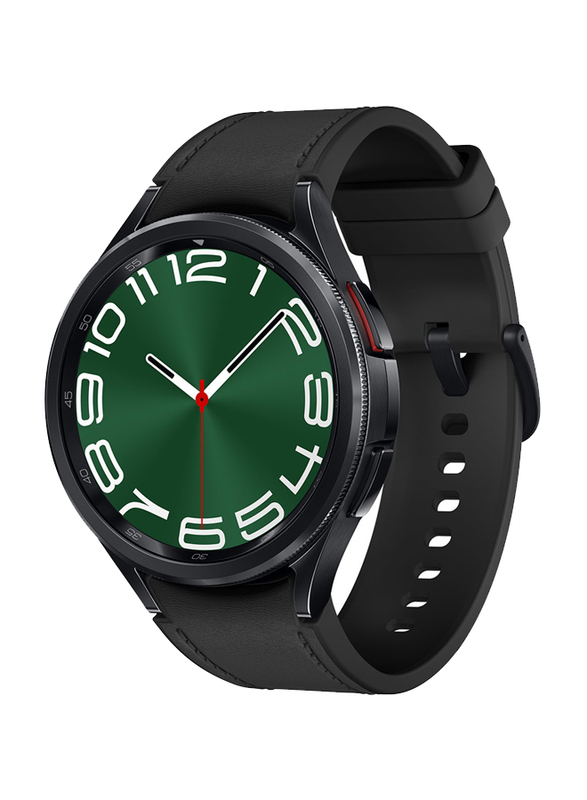 Samsung Galaxy Watch 6 Classic 47mm GPS Smartwatch, Black/Green