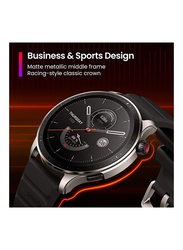 Amazfit GTR 4 Smartwatch, Dual-Band GPS, Alexa Built-in, Bluetooth Calls, 150+ Sports Modes, 1.43 Inch AMOLED Display Superspeed, Black