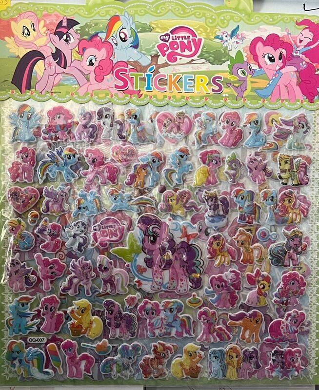 

Generic Pony Stickers Two Big sheets R14S4