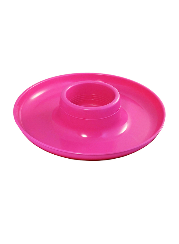 GreatPlate 10-inch Polypropylene Round Food and Beverage Plate, GPL-PNK, Pink