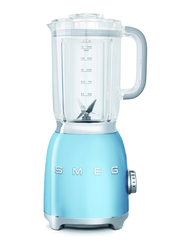 Smeg 50's Retro Style Aesthetic Blender, 800W, Blue