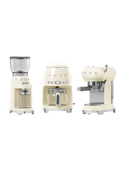 Smeg 50’s Retro Style Drip Coffee Machine, 1050W, Cream