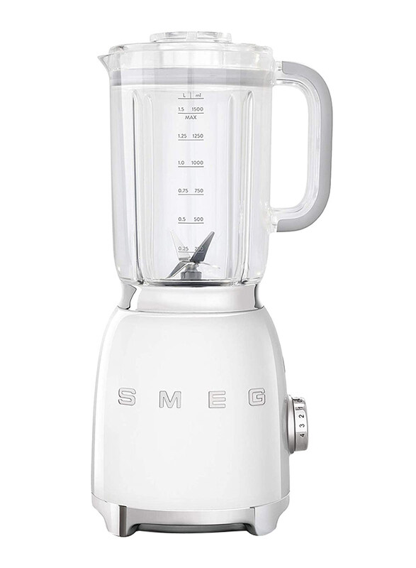 

Smeg 1.5L 50's Retro Style Aesthetic Blender, 800W, White