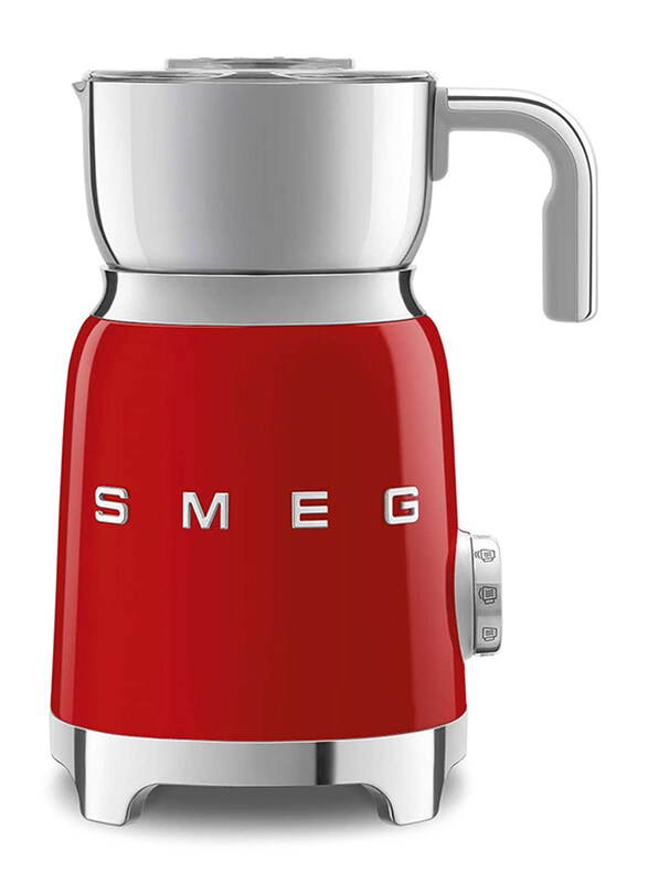 

Smeg 50's Retro Style Automatic Milk Frother with 8 Functions, 500W, Red