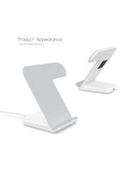 Amberjack F11 Vertical Magnetic Wireless Charger, White