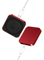 Amberjack 3-in-1 Portable Wireless Charger for Apple iPhone/AirPods/iWatch Series, Red