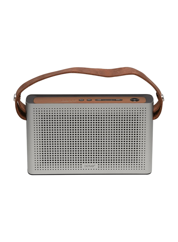 Topcore BTS-200 Rechargeable Bluetooth Speaker, Silver